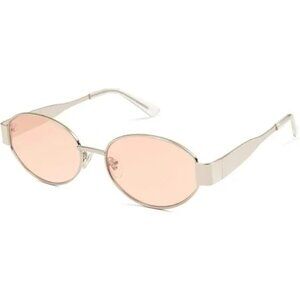 Retro Oval Sunglasses Trendy Light Gold